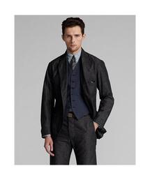 RRL（ダブル アール エル）の「レザーヨーク キルテッド オイルクロス