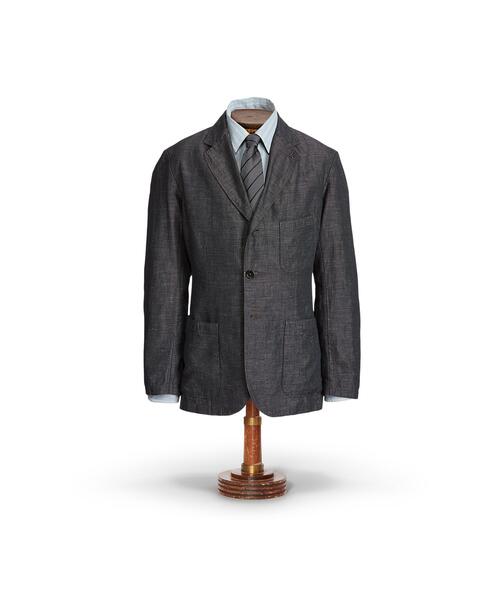 RRL(ダブル アール エル)の「コットンリネン スポーツ コート(ダウンジャケット/コート・メンズ・ブラック系1・XL/L/XS/S/M)」の6枚目の写真