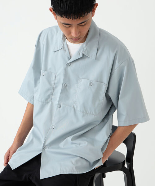 BEAMS(ビームス)の「BEAMS / T/Cツイル ワーク イージーシャツ(シャツ/ブラウス・メンズ・グレー/ネイビー/グリーン・M/L/XL/S)」の2枚目の写真