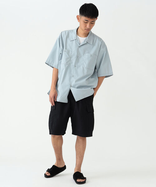 BEAMS(ビームス)の「BEAMS / T/Cツイル ワーク イージーシャツ(シャツ/ブラウス・メンズ・グレー/ネイビー/グリーン・M/L/XL/S)」の4枚目の写真
