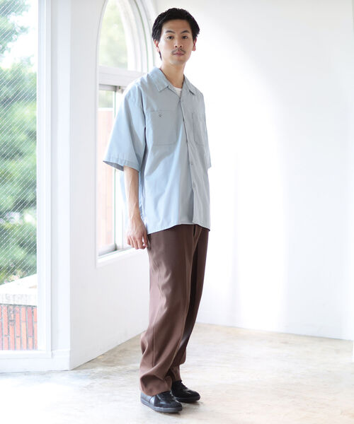 BEAMS(ビームス)の「BEAMS / T/Cツイル ワーク イージーシャツ(シャツ/ブラウス・メンズ・グレー/ネイビー/グリーン・M/L/XL/S)」の6枚目の写真