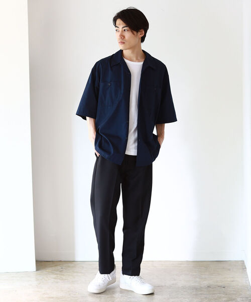 BEAMS(ビームス)の「BEAMS / T/Cツイル ワーク イージーシャツ(シャツ/ブラウス・メンズ・グレー/ネイビー/グリーン・M/L/XL/S)」の11枚目の写真