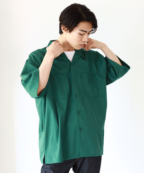 BEAMS(ビームス)の「BEAMS / T/Cツイル ワーク イージーシャツ(シャツ/ブラウス・メンズ・グレー/ネイビー/グリーン・M/L/XL/S)」の17枚目の写真