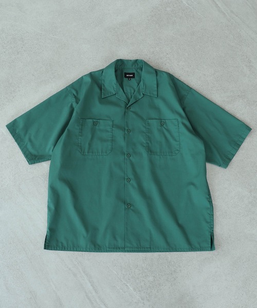 BEAMS(ビームス)の「BEAMS / T/Cツイル ワーク イージーシャツ(シャツ/ブラウス・メンズ・グレー/ネイビー/グリーン・M/L/XL/S)」の19枚目の写真
