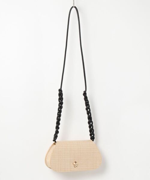 natural couture(ナチュラルクチュール)の「サマークロコ横長ショルダーバッグ(ショルダーバッグ・レディース・ブラック/ベージュ/グリーン・FREE)」の15枚目の写真