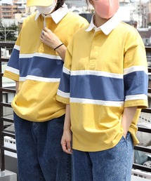 半袖ラガーシャツ