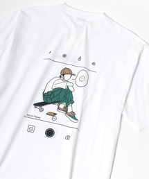 Selfie Freak イラストプリントTシャツ