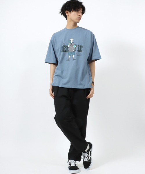 Selfie Freak イラストプリントTシャツ（Tシャツ/カットソー