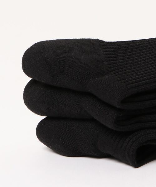 NEW ERA(ニューエラ)の「//////12674029/SOCKS CREW 3PAIRS BLK(ソックス/靴下・キッズ・ブラック・21-23cm/23-25cm)」の2枚目の写真