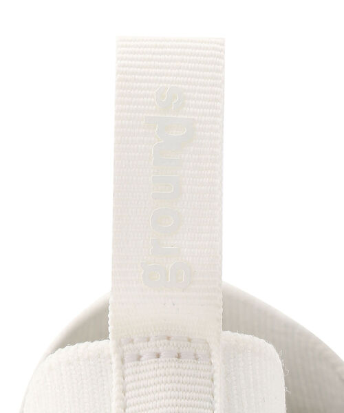 grounds(グラウンズ)の「grounds / グラウンズ/JEWELRY/ logo knit gray white x ice gray sole(スニーカー・メンズ・ホワイト・44/42/43/41)」の7枚目の写真