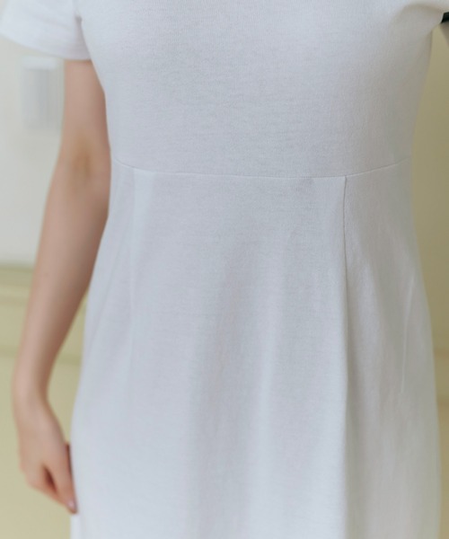 TINA:JOJUN(ティーナジョジュン)の「Aライン カットソーワンピース TINA:JOJUN(ワンピース・レディース・ホワイト/ブラック・S/M)」の9枚目の写真