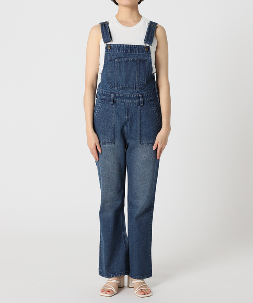 セール】フレアdenim オーバーオール（サロペット