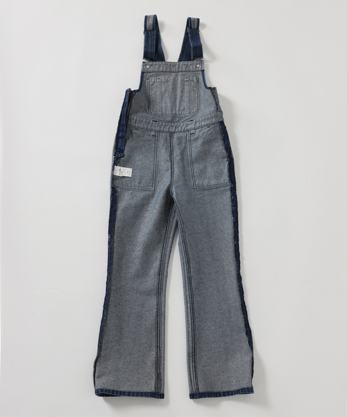 セール】フレアdenim オーバーオール（サロペット