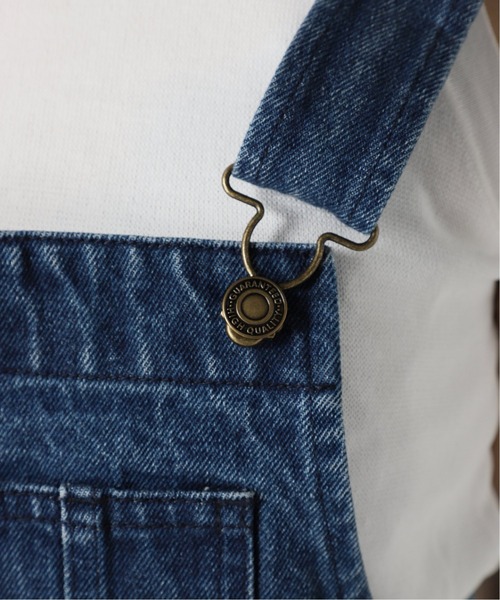 【美品】BC.STOCK リーンフレアーオーバーオール デニム B.C STOCK（ベーセーストック）の「リーンフレアOVERALL