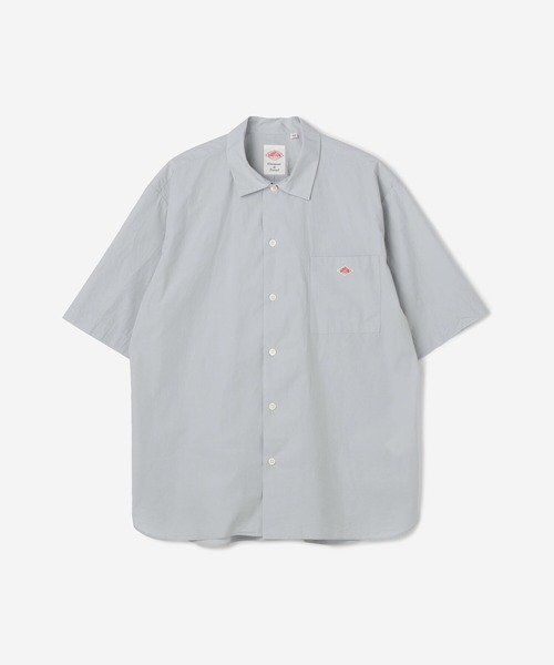 DANTON（ダントン）の「DANTON | コットンポプリン ワークシャツ MEN（シャツ/ブラウス・メンズ・グレイッシュベージュ/ネイビー/サックスブルー・40/42/38）」の17枚目の写真