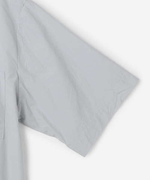 DANTON（ダントン）の「DANTON | コットンポプリン ワークシャツ MEN（シャツ/ブラウス・メンズ・グレイッシュベージュ/ネイビー/サックスブルー・40/42/38）」の20枚目の写真