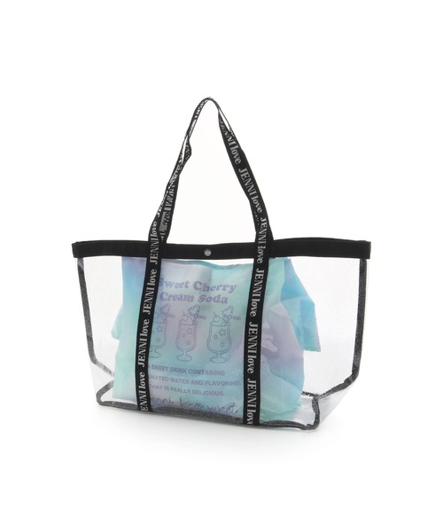 JENNI love（ジェニィラブ）の「3wayクリアトートバッグ（トートバッグ・キッズ・ミント/ラベンダー・F）」の17枚目の写真