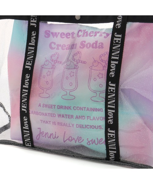 JENNI love（ジェニィラブ）の「3wayクリアトートバッグ（トートバッグ・キッズ・ミント/ラベンダー・F）」の10枚目の写真