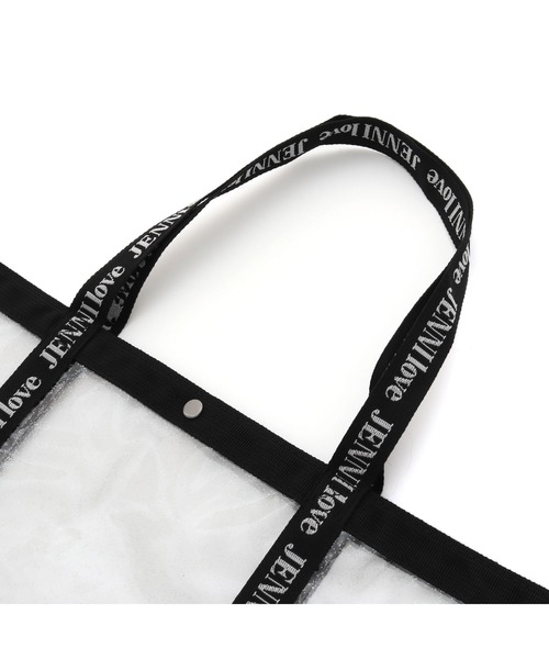 JENNI love（ジェニィラブ）の「3wayクリアトートバッグ（トートバッグ・キッズ・ミント/ラベンダー・F）」の6枚目の写真