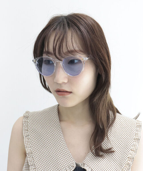 fredy emue（フレディエミュ）の「カラーレンズサングラス（サングラス・レディース・ライトブルー・FREE）」の3枚目の写真