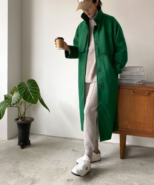 DONOBAN（ドノバン）の「ケープ付きスタンドカラーコート（トレンチ