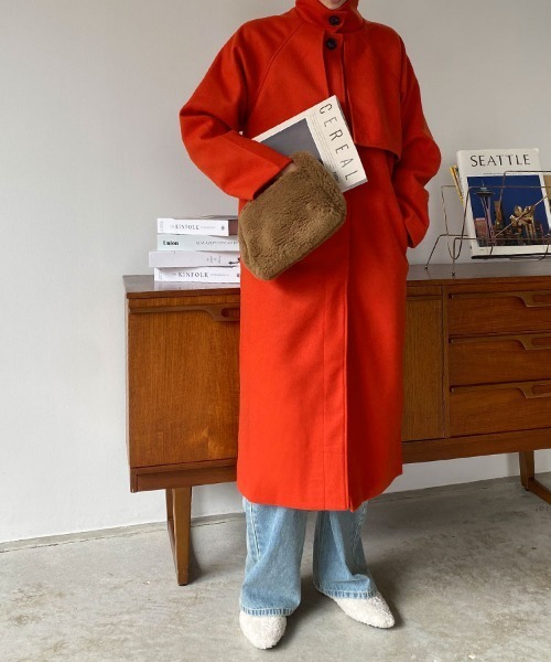 DONOBAN（ドノバン）の「ケープ付きスタンドカラーコート（トレンチ