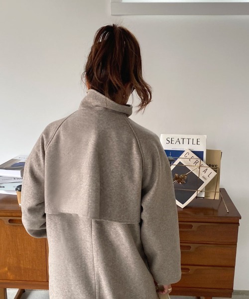 DONOBAN（ドノバン）の「ケープ付きスタンドカラーコート（トレンチ