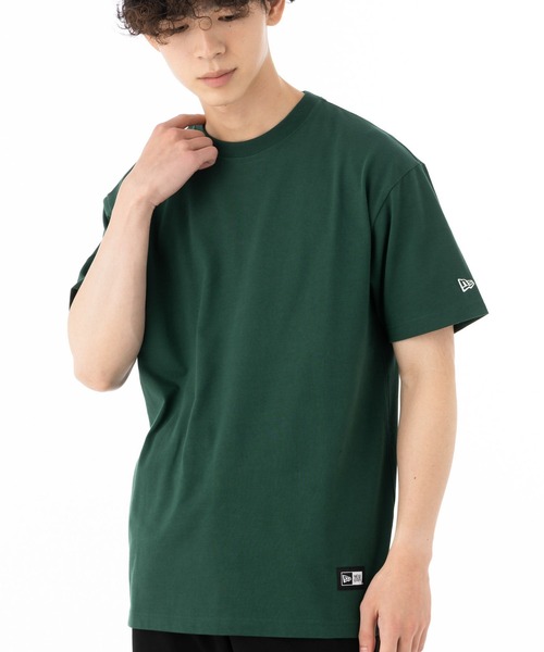 NEW ERA(ニューエラ)の「ニューエラ 半袖Tシャツ ONSPOTZ別注 裾ボックスロゴ(Tシャツ/カットソー・メンズ・ホワイト/ブラック/ダークグリーン/ベージュ系その他/ダークグレー/カーキ/キャメル/ライトグレー/オレンジ・XXL/XL/S/L/M)」の6枚目の写真