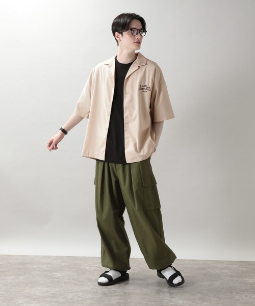 RAGEBLUE（レイジブルー）の「刺繍ボウリングシャツ（シャツ/ブラウス・メンズ・ブラック/オフホワイト/イエロー/ブルー・MEDIUM/LARGE）」の19枚目の写真