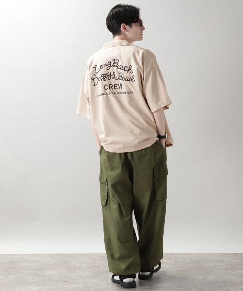 RAGEBLUE（レイジブルー）の「刺繍ボウリングシャツ（シャツ/ブラウス・メンズ・ブラック/オフホワイト/イエロー/ブルー・MEDIUM/LARGE）」の14枚目の写真