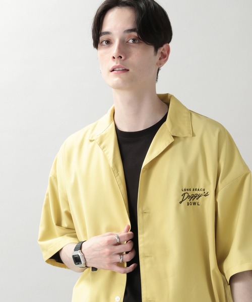 RAGEBLUE（レイジブルー）の「刺繍ボウリングシャツ（シャツ/ブラウス・メンズ・ブラック/オフホワイト/イエロー/ブルー・MEDIUM/LARGE）」の21枚目の写真