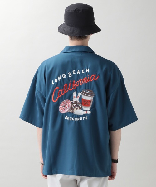 RAGEBLUE（レイジブルー）の「刺繍ボウリングシャツ（シャツ/ブラウス・メンズ・ブラック/オフホワイト/イエロー/ブルー・MEDIUM/LARGE）」の13枚目の写真