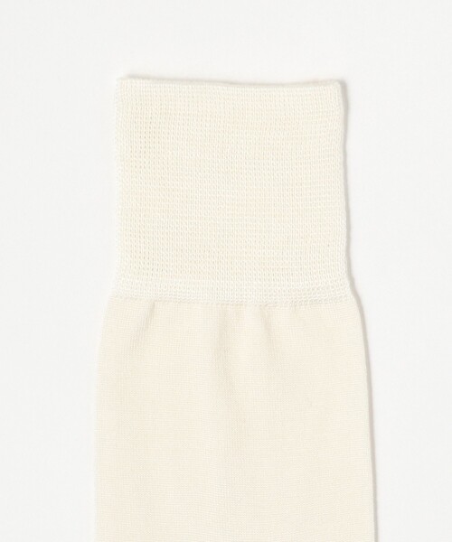 Demi-Luxe BEAMS（デミルクス ビームス）の「シルク ショートソックス（ソックス/靴下・レディース・ブラック/ホワイト・ONE SIZE）」の3枚目の写真