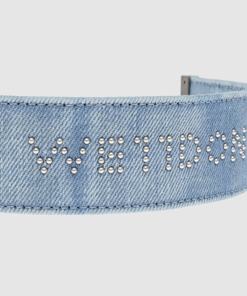 【関税込み】We11done ブルー ロゴ刺繍 デニムジャケット Lee リー HARD ROCK CAFE ハードロックカフェ バックロゴ