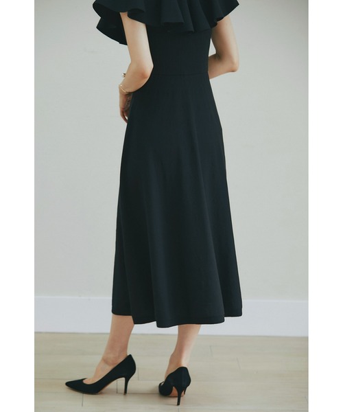 &. NOSTALGIA(アンドドットノスタルジア)の「フロントボタンケープ風ニットワンピース(ワンピース・レディース・ピンク系その他/ブラック・FREE)」の15枚目の写真