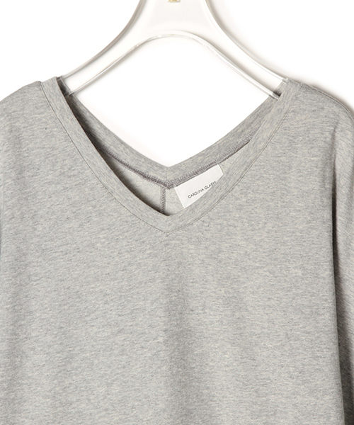 CAROLINA GLASER（カロリナ グレイサー）の「CAROLINA GLASER / カットストライプ ワンピース（ワンピース・レディース・グレー/チャコールグレー・ONE SIZE）」の15枚目の写真