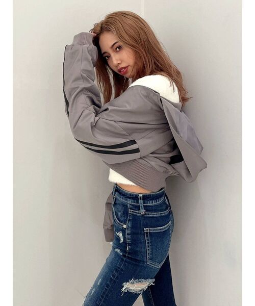 GYDA（ジェイダ）の「2WAYラインショートブルゾン（ブルゾン）」 - WEAR