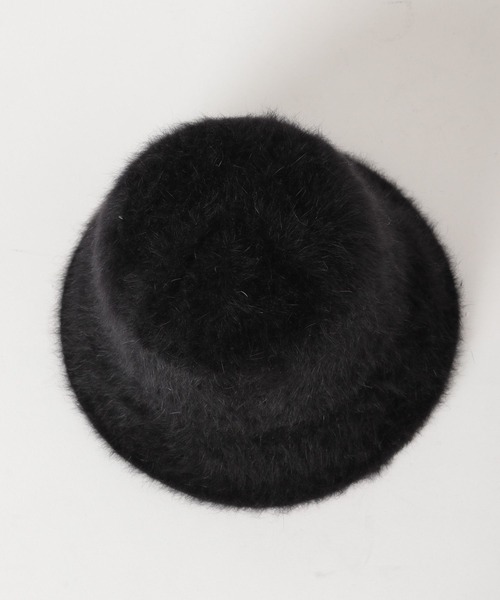 PAGEBOY（ページボーイ）の「アンゴラバケハ（ハット・レディース・ブラック/オフホワイト・FREE）」の7枚目の写真