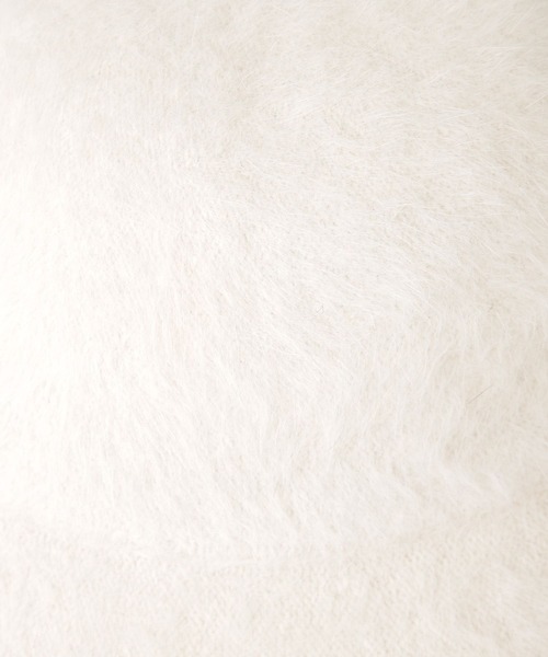 PAGEBOY（ページボーイ）の「アンゴラバケハ（ハット・レディース・ブラック/オフホワイト・FREE）」の8枚目の写真