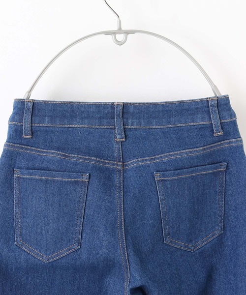 Honeys（ハニーズ）の「デニムスキニー（股下６４ｃｍ）（デニムパンツ・レディース・ブラック/ライトインディゴブルー/ワンウォッシュ・LL/SS/S/M/L）」の19枚目の写真