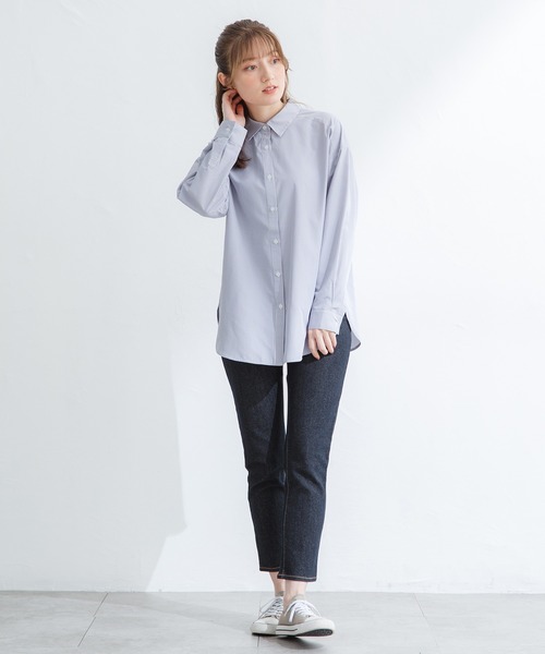 Honeys（ハニーズ）の「デニムスキニー（股下６４ｃｍ）（デニムパンツ・レディース・ブラック/ライトインディゴブルー/ワンウォッシュ・LL/SS/S/M/L）」の22枚目の写真