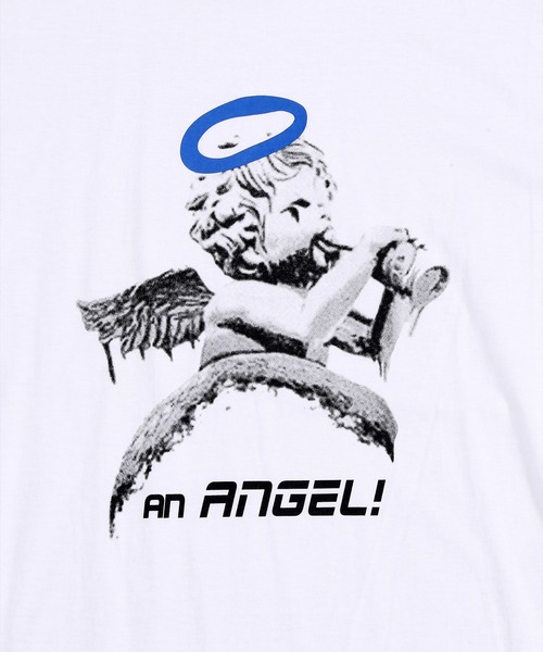 Figments（フィグメンツ）の「AN ANGEL Tシャツ（Tシャツ/カットソー・レディース・ホワイト/ブラック・FREE）」の7枚目の写真