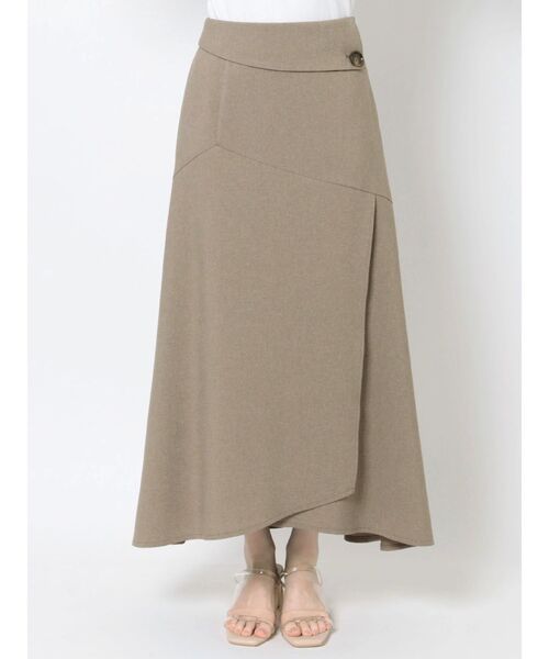 LAGUNAMOON(ラグナムーン)の「ヘムフレアスカート(スカート・レディース・アイボリー/モカ/ラベンダー・SMALL/MEDIUM)」の4枚目の写真