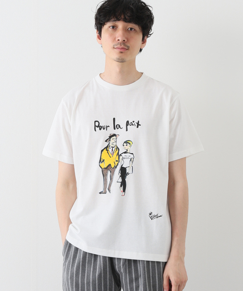 B.C STOCK(ベーセーストック)の「green murakami S/S-Tシャツ((スーツ)(Tシャツ/カットソー・メンズ・ホワイト・MEDIUM/LARGE)」の2枚目の写真