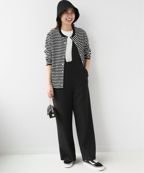 JOURNAL STANDARD relume（ジャーナルスタンダード　レリューム）の「《追加》パールドットボタンカーディガン（カーディガン/ボレロ・レディース・レッド/ブラック系その他/ブラック・FREE）」の13枚目の写真