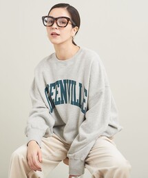 BEAUTY&YOUTH UNITED ARROWS | コットン裏毛カレッジロゴスウェットプルオーバー(Tシャツ/カットソー)