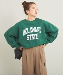 BEAUTY&YOUTH UNITED ARROWS | コットン裏毛カレッジロゴスウェットプルオーバー(Tシャツ/カットソー)