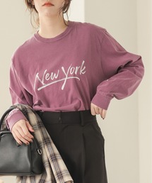 【Comfort Colors】NEWYORKロゴオーバーサイズロンT