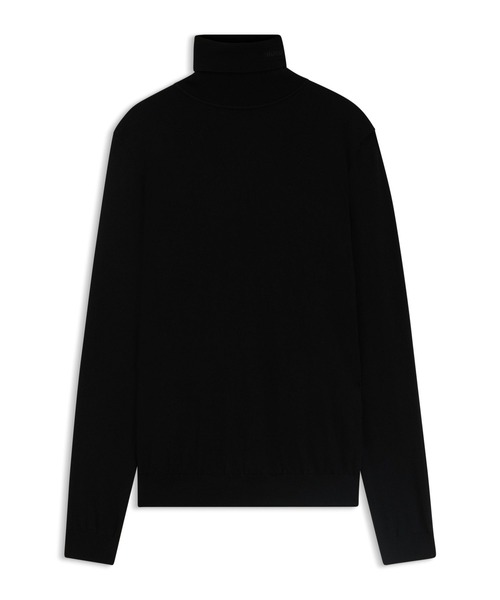 HUGO（ヒューゴ）の「スリムフィット バージンウール ロールネックセーター（ニット/セーター・メンズ・レッド/ブラック・M/XL/S/L/XXL）」の6枚目の写真