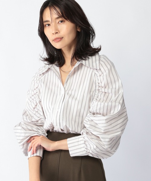 ほぼ新品＊BARNYARDSTORM スリーブストラップコート 上品見え 大人 楽天市場】【SALE／50%OFF】ロングカフスシャツ(WEB限定サイズL